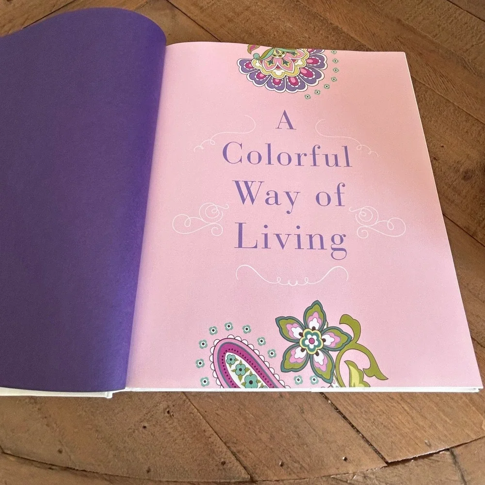 A‎ Colorful Way of Living Vera Bradley Barbara Bradley Baekgaard Hardcover Book